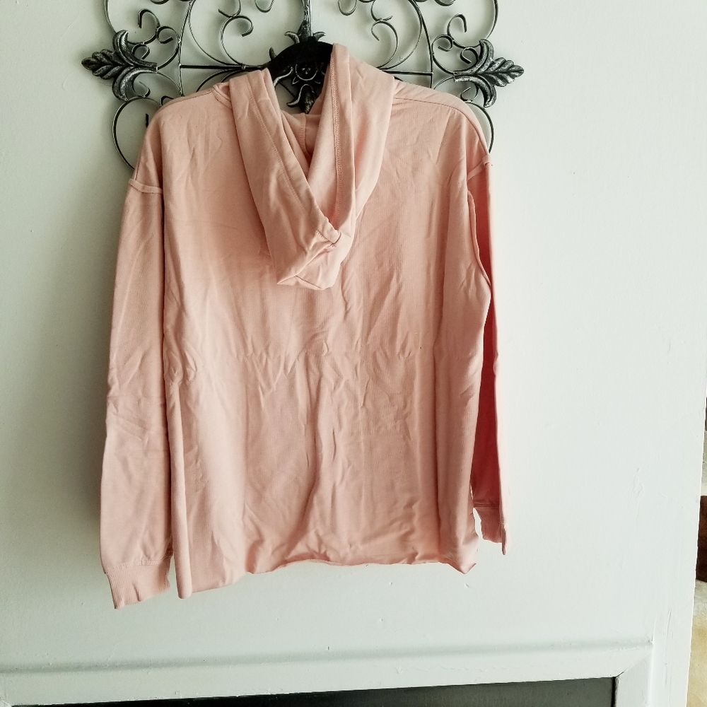 C & C California Dusty Rose Heart Hoodie - Picture 7 of 7